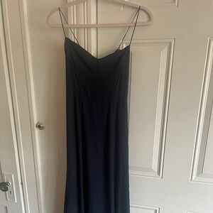 Reformation Juliette dress in navy blue, size 2